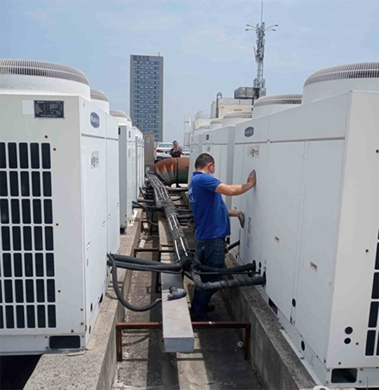 梅河口中央空调制热和不制冷系统维修方法